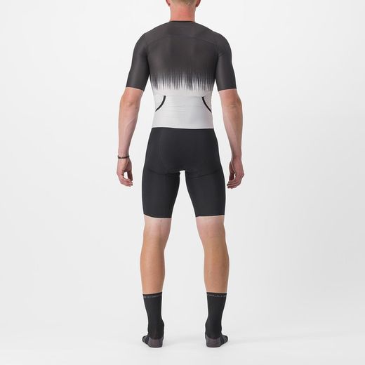 Castelli Tritraje Integral Free Sanremo Ultra NEGRO GRIS PLATA