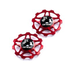 Ceramic Jockey Wheels 11t Red