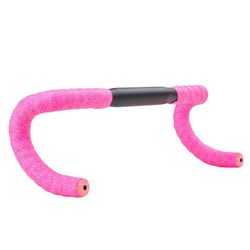 CINTA DE MANILLAR SUPACAZ SUPER STICKY KUSH TRUNEON ROSA / TAPONES ROSAS