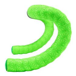 CINTA DE MANILLAR SUPACAZ SUPER STICKY KUSH TRUNEON VERDE / TAPONES VERDES