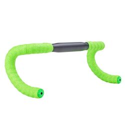 CINTA DE MANILLAR SUPACAZ SUPER STICKY KUSH TRUNEON VERDE / TAPONES VERDES