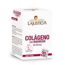 COLAGENO con Magnesio Fresa 20 sticks (100g)