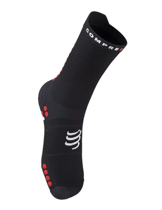 Compressport Pro Racing Socks v4.0 Run Quarrter Black Red
