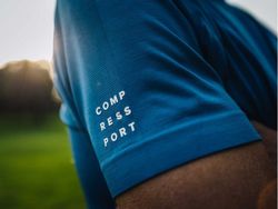 COMPRESSPORT Training SS Thirt Blue Lolite
