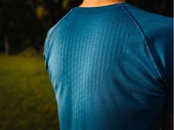 COMPRESSPORT Training SS Thirt Blue Lolite