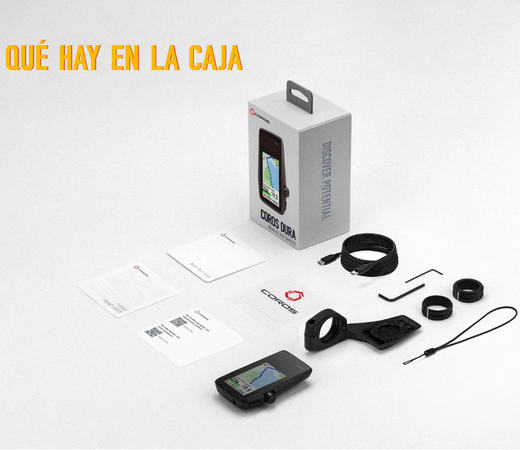 Coros DURA Bike Computer Solar Gps Black