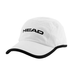 Gorra Running Tri blanco negro