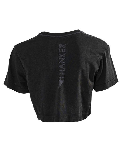 Hanker camiseta crop BUMO Negro