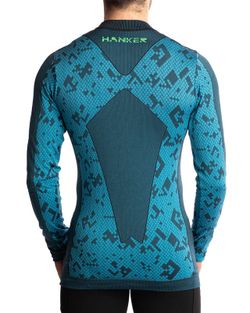 Hanker camiseta manga larga NAM Turquesa