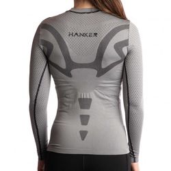 HANKER DADPA Camiseta Térmica Manga Larga Unisex GRIS