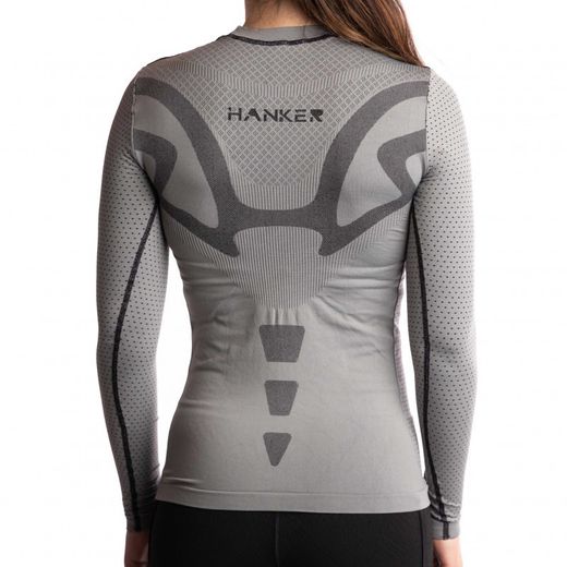 HANKER DADPA Camiseta Térmica Manga Larga Unisex GRIS