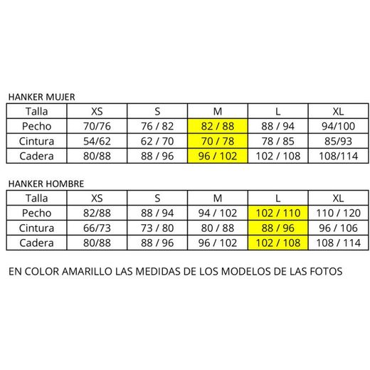 HANKER DADPA Camiseta Térmica Manga Larga Unisex GRIS