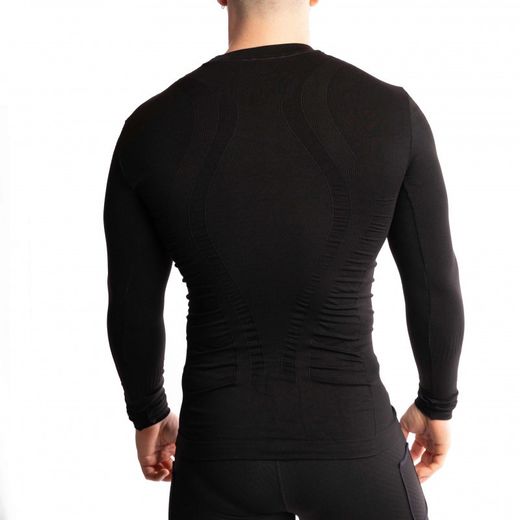 HANKER DUGPA Camiseta Térmica Manga Larga NEGRO