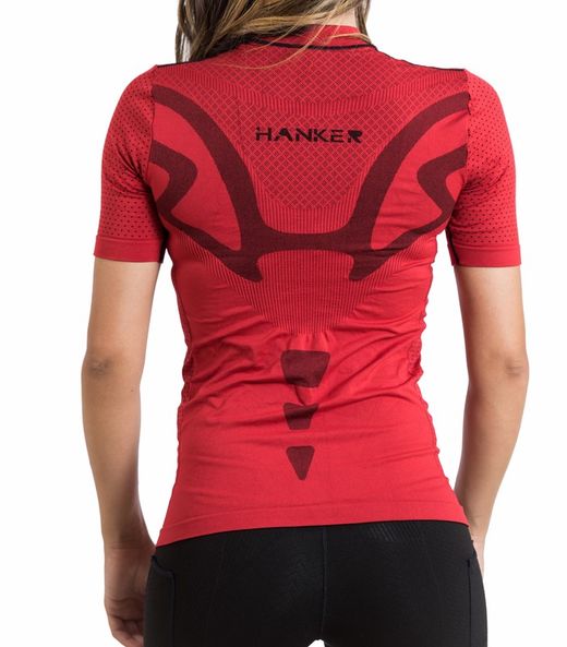 Hanker camiseta termica m/corta YOD Rojo