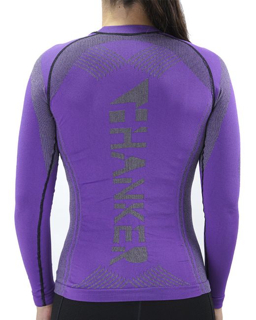 Hanker camiseta termica m/larga NORWA Morado