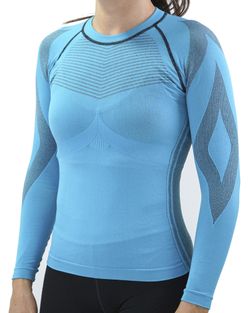 Hanker camiseta termica m/larga NORWA Turquesa