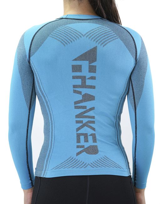 Hanker camiseta termica m/larga NORWA Turquesa