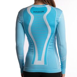 HANKER SAYOM Camiseta Térmica Manga Larga TURQUESA