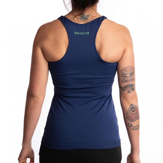 HANKER Camiseta Sin Mangas JADAM Mujer Azul