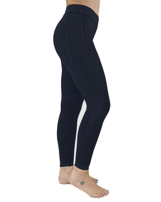Hanker mallas largas WOMA Mujer Negro/morado