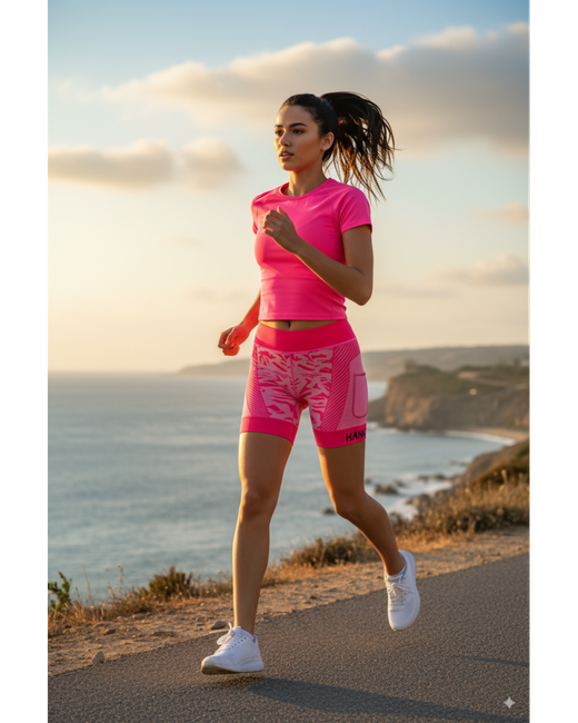 Hanker SHIWA Malla Corta Rosa (Pink)