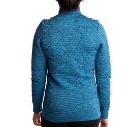 HANKER TROPO Sudadera Cremallera Unisex TURQUESA