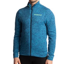 HANKER TROPO Sudadera Cremallera Unisex TURQUESA