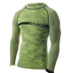Hanker WOYU Camiseta Manga Larga Térmica AMARILLO