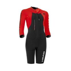 HEADSWIM SWIMRUN ROUGH SHORTY WOMAN ROJO NEGRO