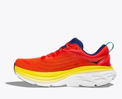 Hoka BONDI 8  Hombre RED/FLAME