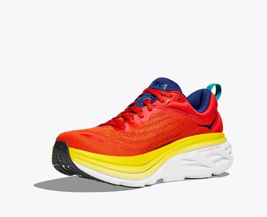 Hoka BONDI 8  Hombre RED/FLAME