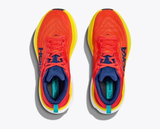 Hoka BONDI 8  Hombre RED/FLAME
