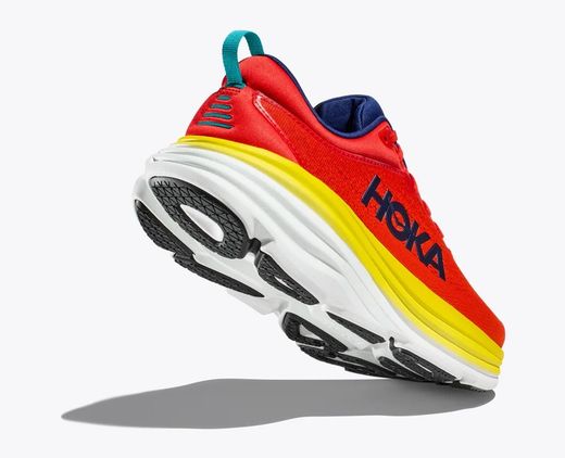 Hoka BONDI 8  Hombre RED/FLAME