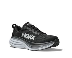 Hoka BONDI 8 Mujer BLACK/WHITE