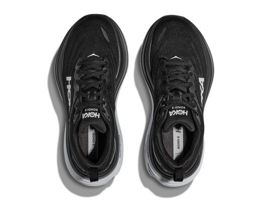 Hoka BONDI 8 Mujer BLACK/WHITE