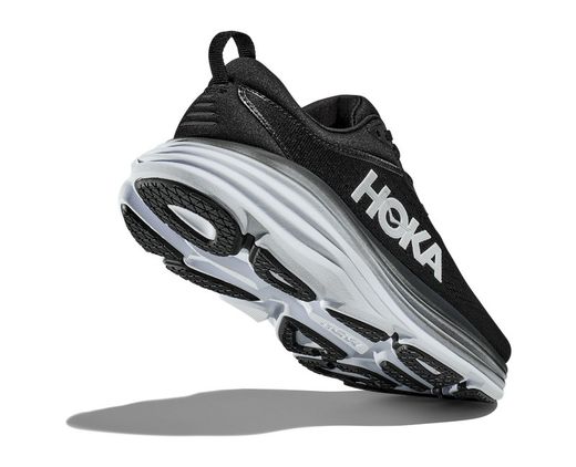 Hoka BONDI 8 Mujer BLACK/WHITE