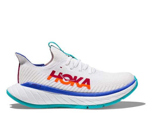 Hoka Carbon X 3 Hombre - White/Flame