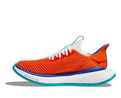 Hoka Carbon X 3 Hombre - White/Flame