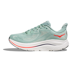Hoka CLIFTON 10 Hombre Sage / Neon Flame