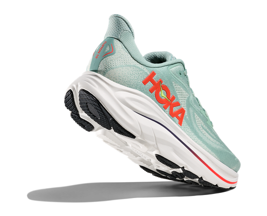 Hoka CLIFTON 10 Hombre Sage / Neon Flame
