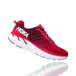 HOKA CLIFTON 6 POPPY RED/RED