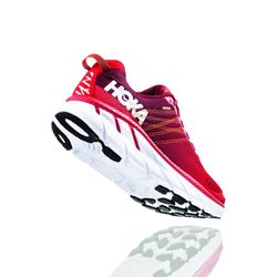 HOKA CLIFTON 6 POPPY RED/RED