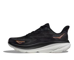 Hoka Clifton 9 Mujer Black / Rose Gold