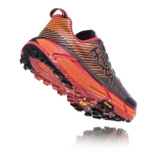 HOKA EVO MAFATE 2 BLACK/ POPPY RED