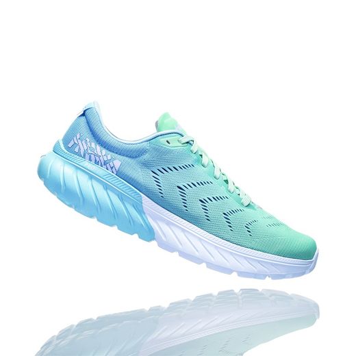 Hoka Mach 2 Mujer - Aquamarine