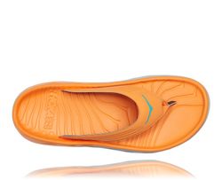 Hoka Hombre ORA RECOVERY FLIP BLAZING ORANGE / LUNAR ROCK
