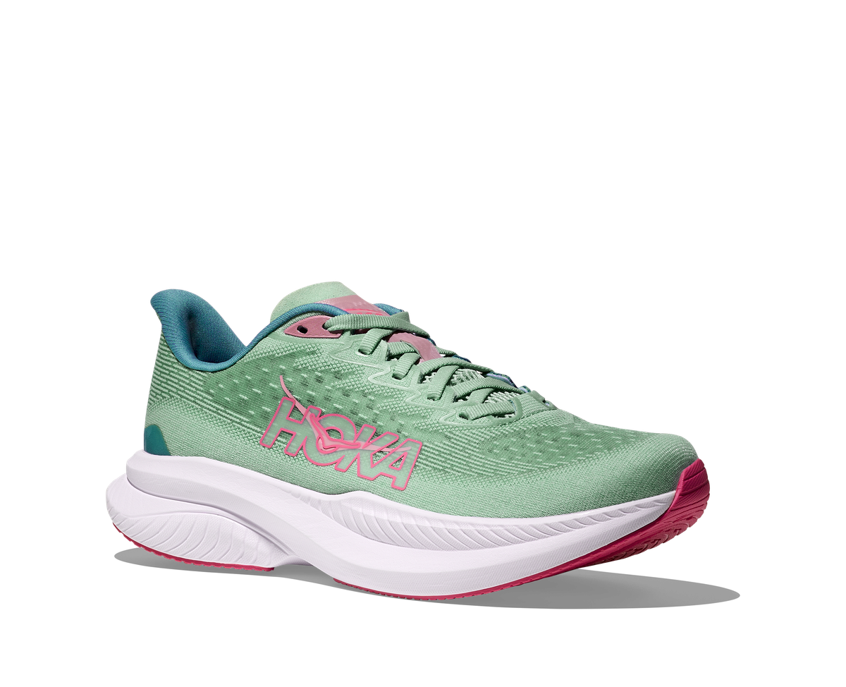 Hoka MACH 6 Mujer Jadeite/Alpine Blue