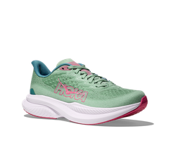 Hoka MACH 6 Mujer Jadeite/Alpine Blue