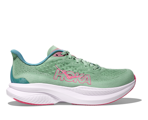 Hoka MACH 6 Mujer Jadeite/Alpine Blue