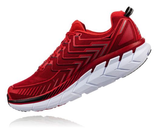 Hoka Clifton 4 Hombre - Haute Red
